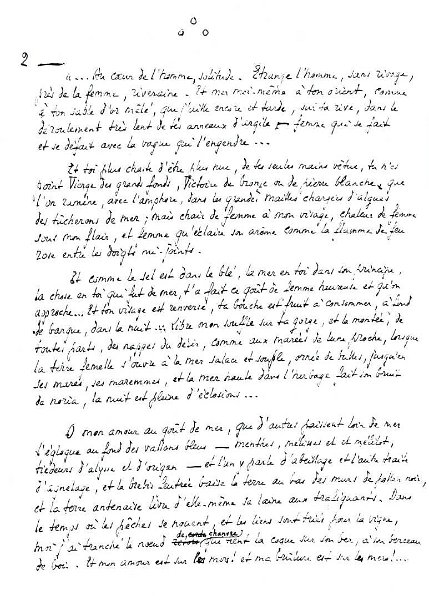 manuseslv.2.jpg - Amers, "Etroits sont les vaisseaux". Manuscrit de pré-publication